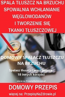 DOMOWY SPALACZ TŁUSZCZU NA BRZUCHU - JAK GO ROBIĆ - cały przepis