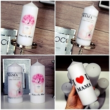 Unikatowe świece na DZIEN MAMY!