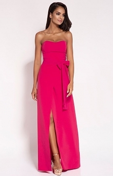 Malinowa sukienka Dursi Lorica