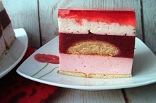 Ciasto "Truskawkowa rozkosz" (bez pieczenia)