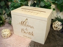 pudełko na koperty, drewnia...