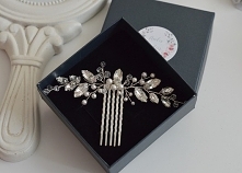 Grzebyk Chloe srebrny