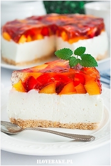 Sernik melba na zimno