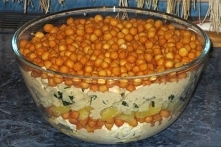 Sałatka z groszkiem ptysiowym