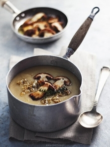 Zupa krem z kartofli z borowikami