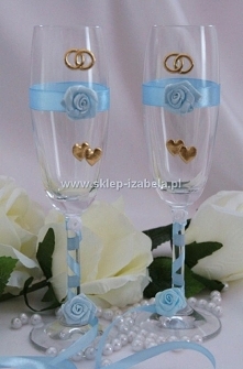 Kieliszki do szampana na wesele