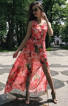 Długa sukienka roco Fashion