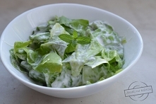 Zielona sałata z miętą