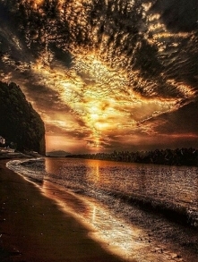 Zachwycający zachód słońca ♥️