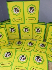 Zaproszenia na koniec roku przedszkolnego