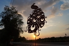 paw z blachy Corten na srebrnekule.pl