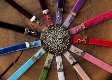 Chokery które ostatnio zrobiłam :) Z aksamitki 30 cm - 10 zł