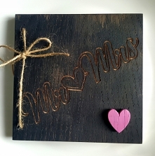 DREWNIANA KARTKA to idealny dodatek do prezentu ślubnego! <3
DO KUPIENIA KLIK W ZDJĘCIE !!