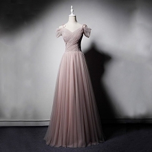 Eleganckie Różowy Perłowy Sukienki Wieczorowe 2019