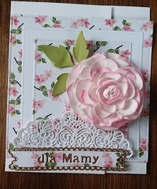 Kartka mokego projektu na dzień Mamy