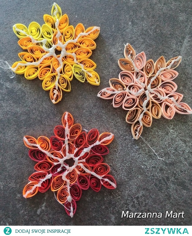 quilling na choinkę