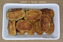 Kotlety z młodej kapusty z dodatkiem pieczarek