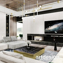 Nowoczesny salon w dobrym stylu | PURE GENIUS | Wnętrza domu