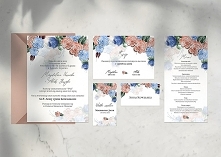 Zaproszenie na ślub | Kolekcja "Subtle flowers"