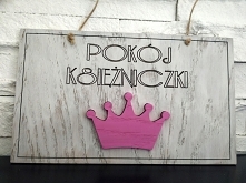 DREWNIANA TABLICZKA NA DRZWI - do kupienia klik w zdjęcie <3