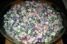 Letnia sałatka z fasolką