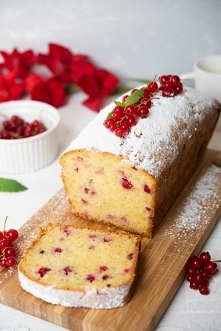 Szybkie ciasto z porzeczkami