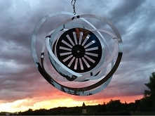 zawieszka wiatrowa/spinner z lustrzanej blachy nierdzewnej na srebrnekule.pl