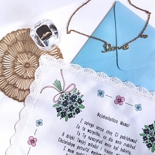 chusteczka z podziękowaniem...