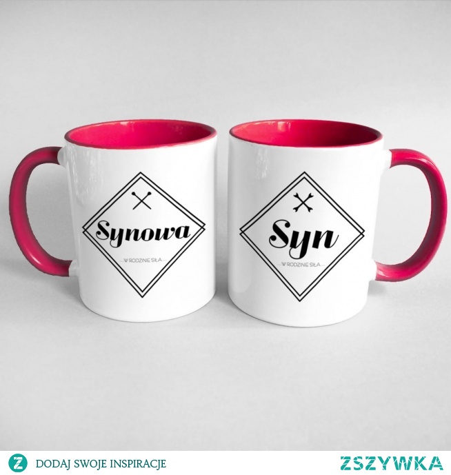syn i synowa - kubki dla pary