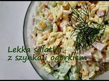 lekka szybka sałatka na lun...