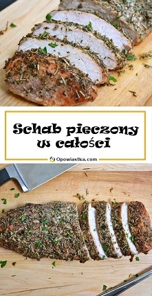Schab pieczony w całości. S...