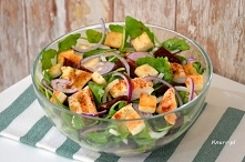Sałatka z rukolą i kurczaki...
