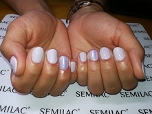 Króciutkie, Neonail Sensual Silence, Misteromilano unicorn effect