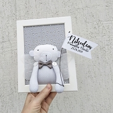 Pamiątka Chrztu Anioł Miś