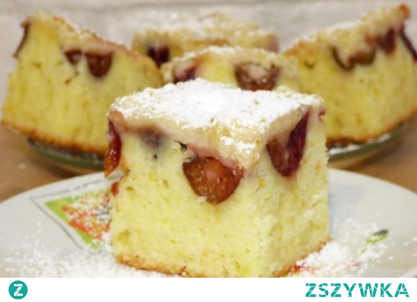 Ciasto w 5 min ze śliwkami