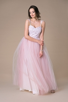 Suknia ślubna Aura jasny róż ombre