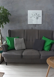 Gruszki,print 50x50 cm