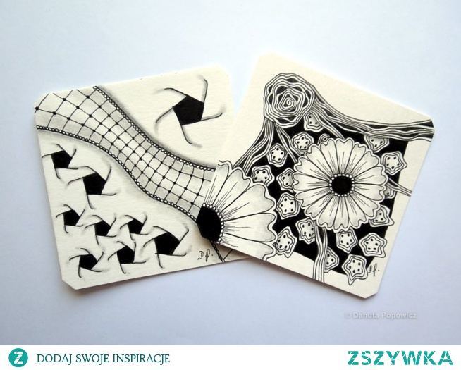 Przykłady Zentangle