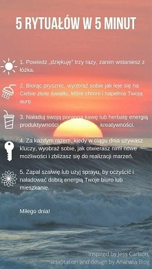 5 rytuałów w 5 minut