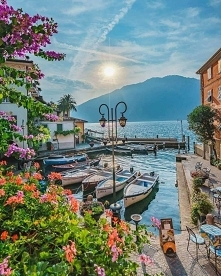 Limone sul Garda (Włochy), fot. @curly.beard