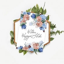 Kartka Ślubna "Subtle flowers"