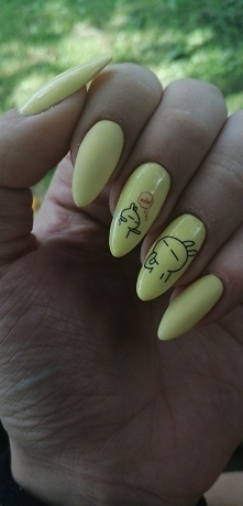 Nail art.