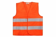 Kamizelki odblaskowe z nadrukiem dla dzieci sprawdzą się podczas drogi ze szkoły na terenie niezabudowanym.