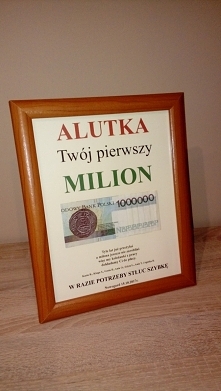 Pierwszy milion Alutki