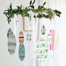 Wiszący mobil,ozdoba na wielkanoc.