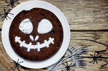 Ulubione ciasto brownie w strasznej wersji na Haloween. Bardzo proste do zrobienia i bardzo słodkie.