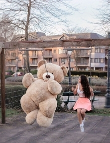 Można i z misiem ♡