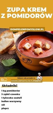 Przepis na krem z pomidorów