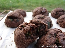 czekoladowo miętowe ciastka...