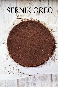 Sernik czarno – biały z Oreo